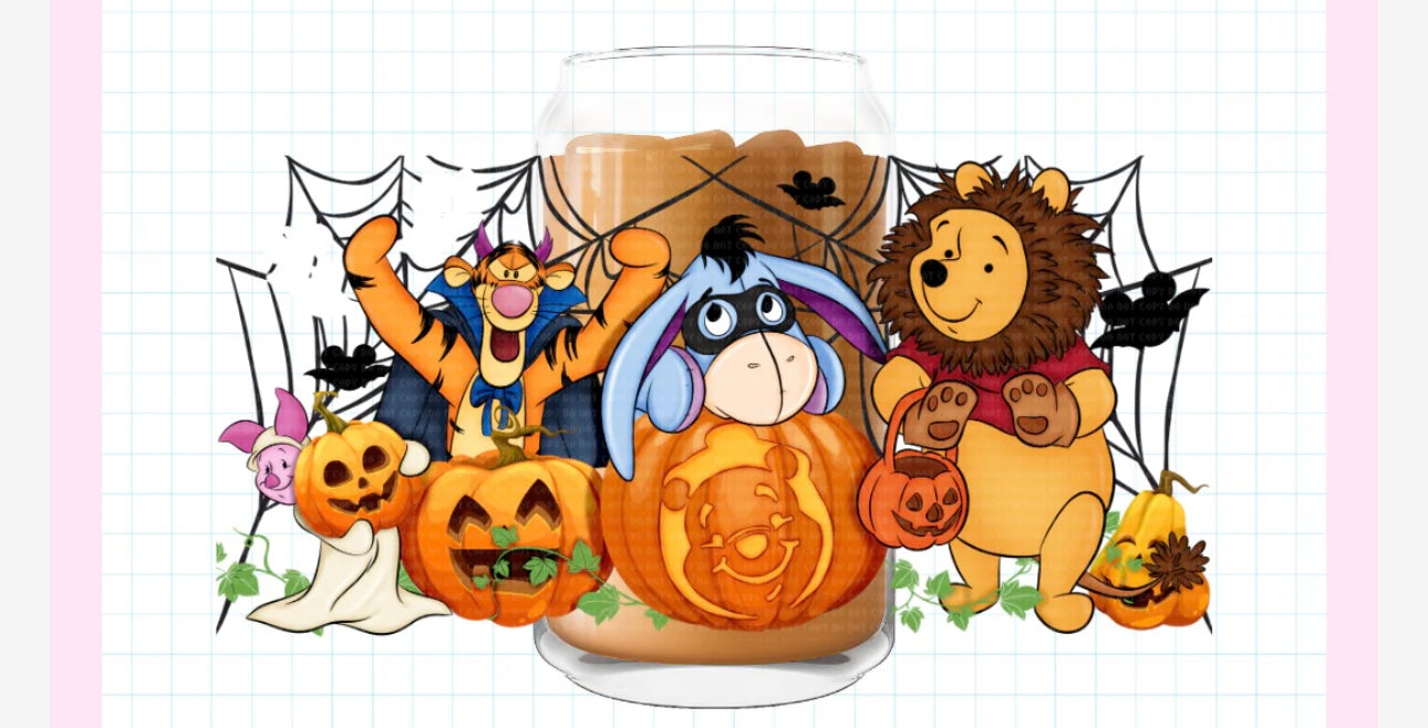 Fall Pooh and friends