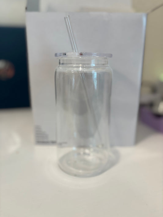 16oz Clear Acrylic Plastic