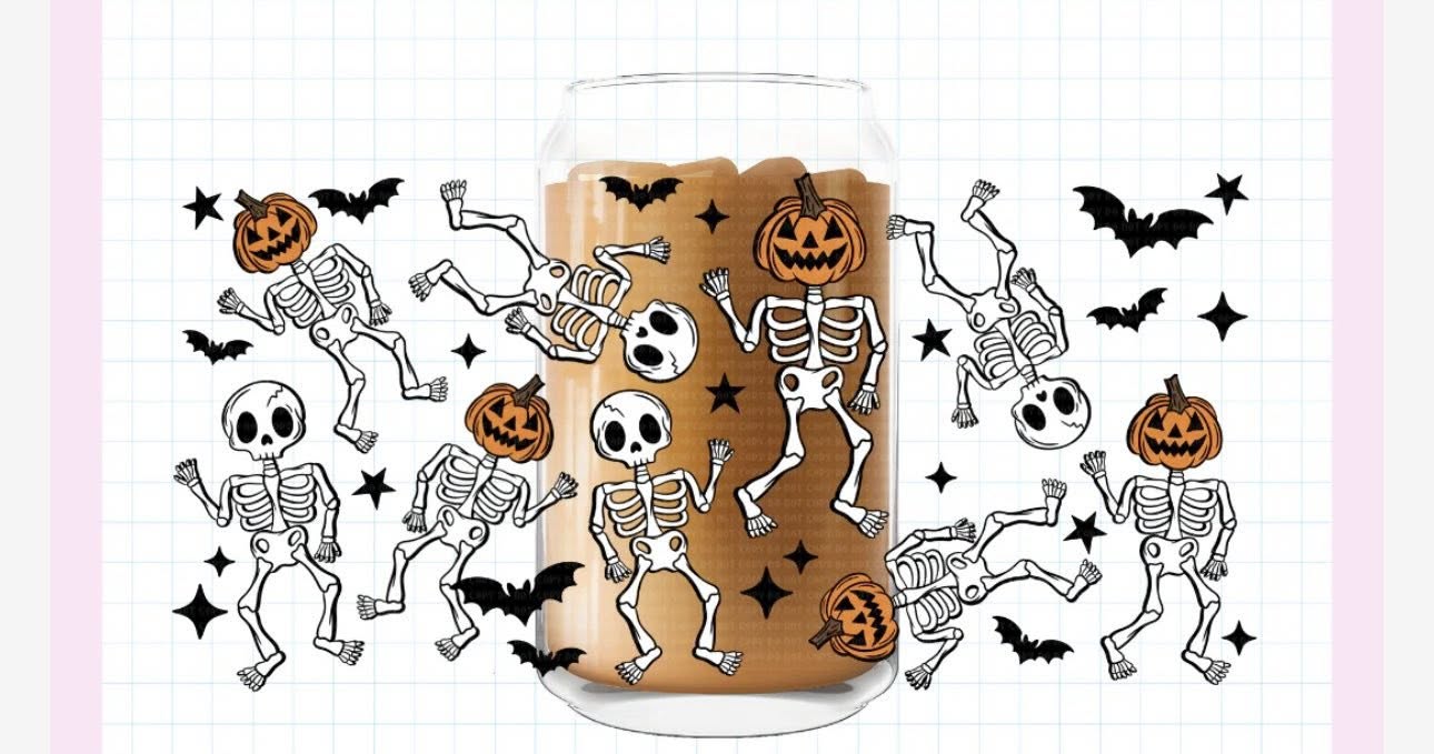 Pumpkin Skeletons
