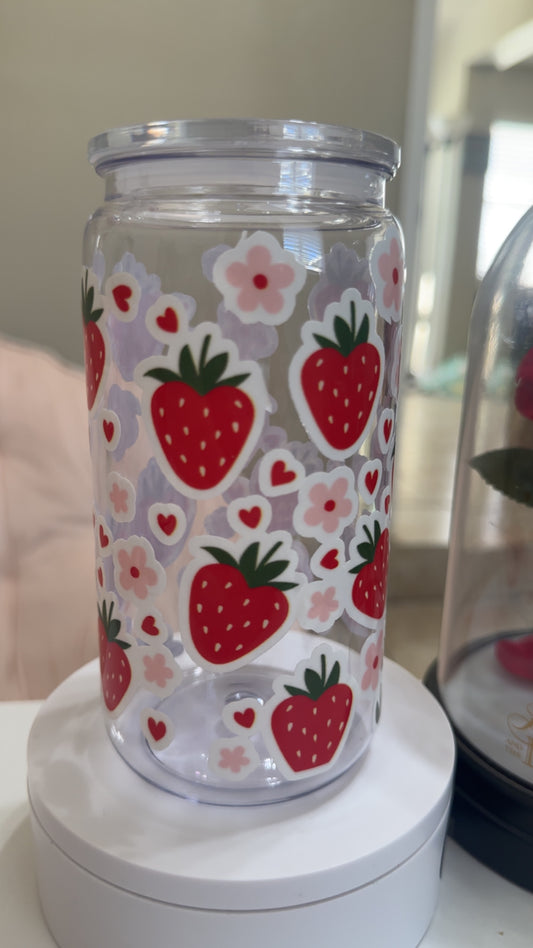 Glow in the dark strawberries