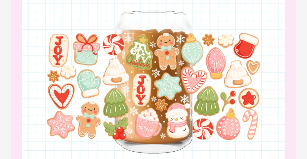 Pastel Christmas Cookies