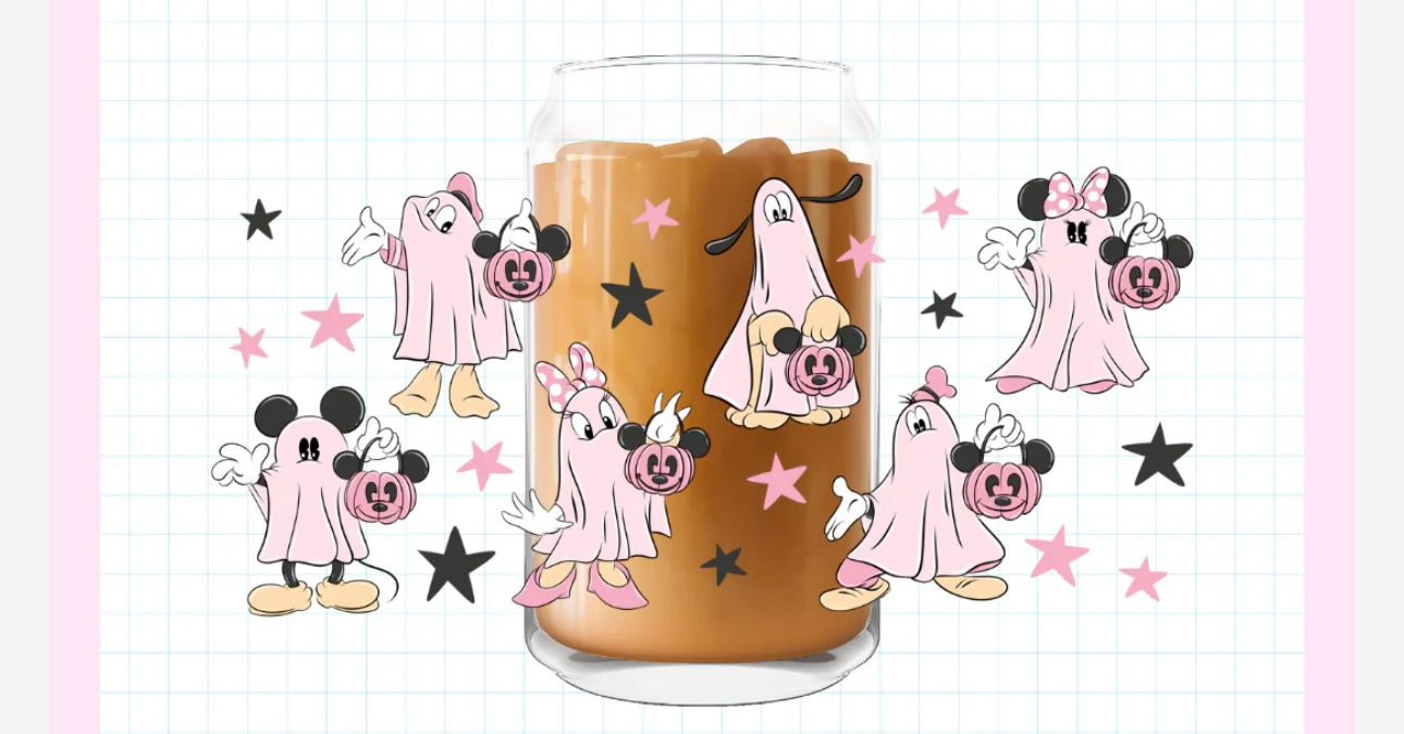 Pink Disney Ghosts
