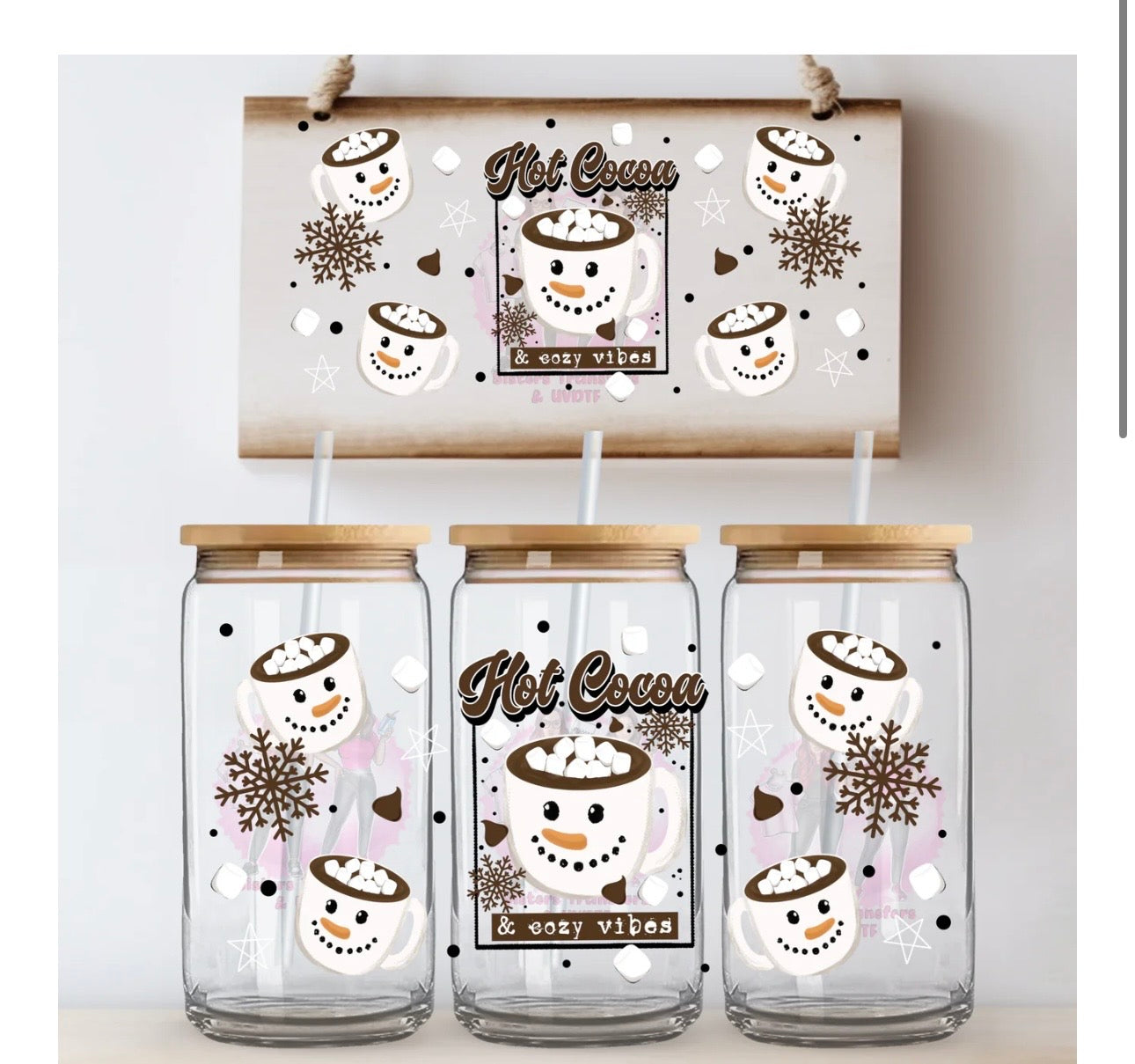 Hot cocoa cozy vibes