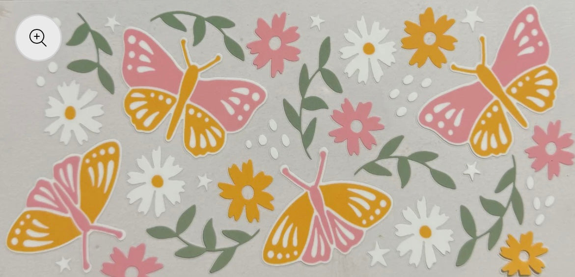 Floral butterfly