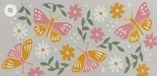 Floral butterfly