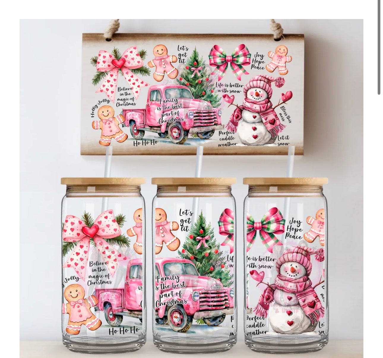 Pink christmas