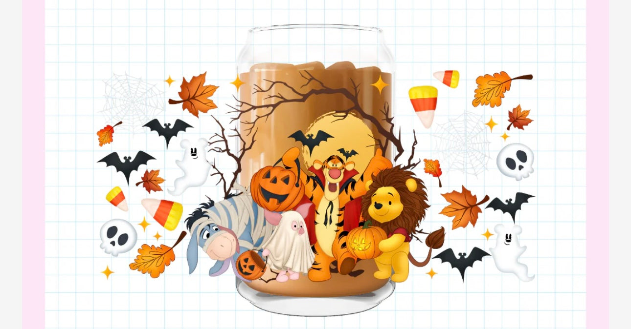Fall Pooh and friends