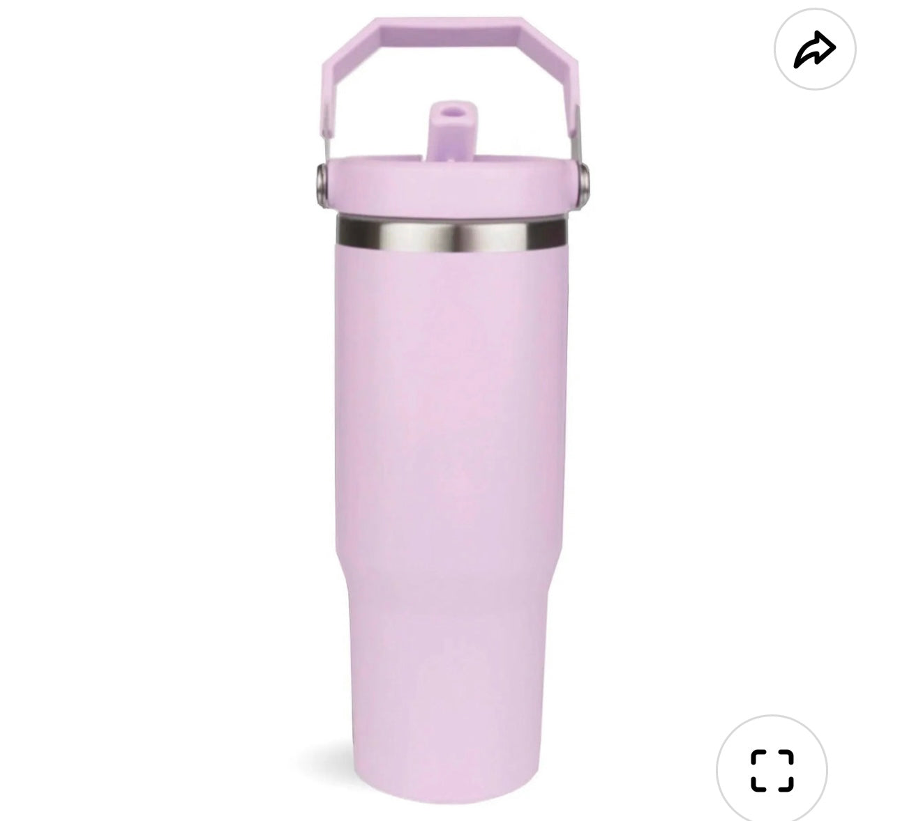 22oz Flip Straw Lilac