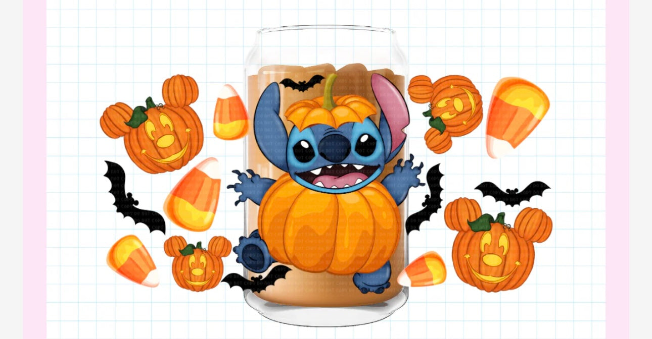 Stitch pumpkin