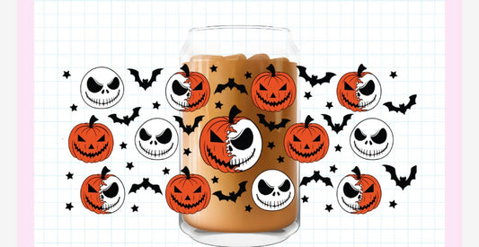 Skeleton pumpkins
